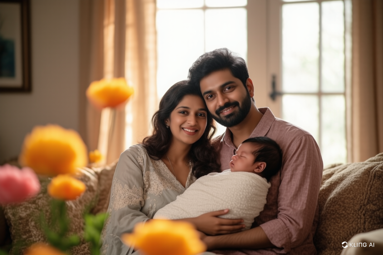 Happy family background